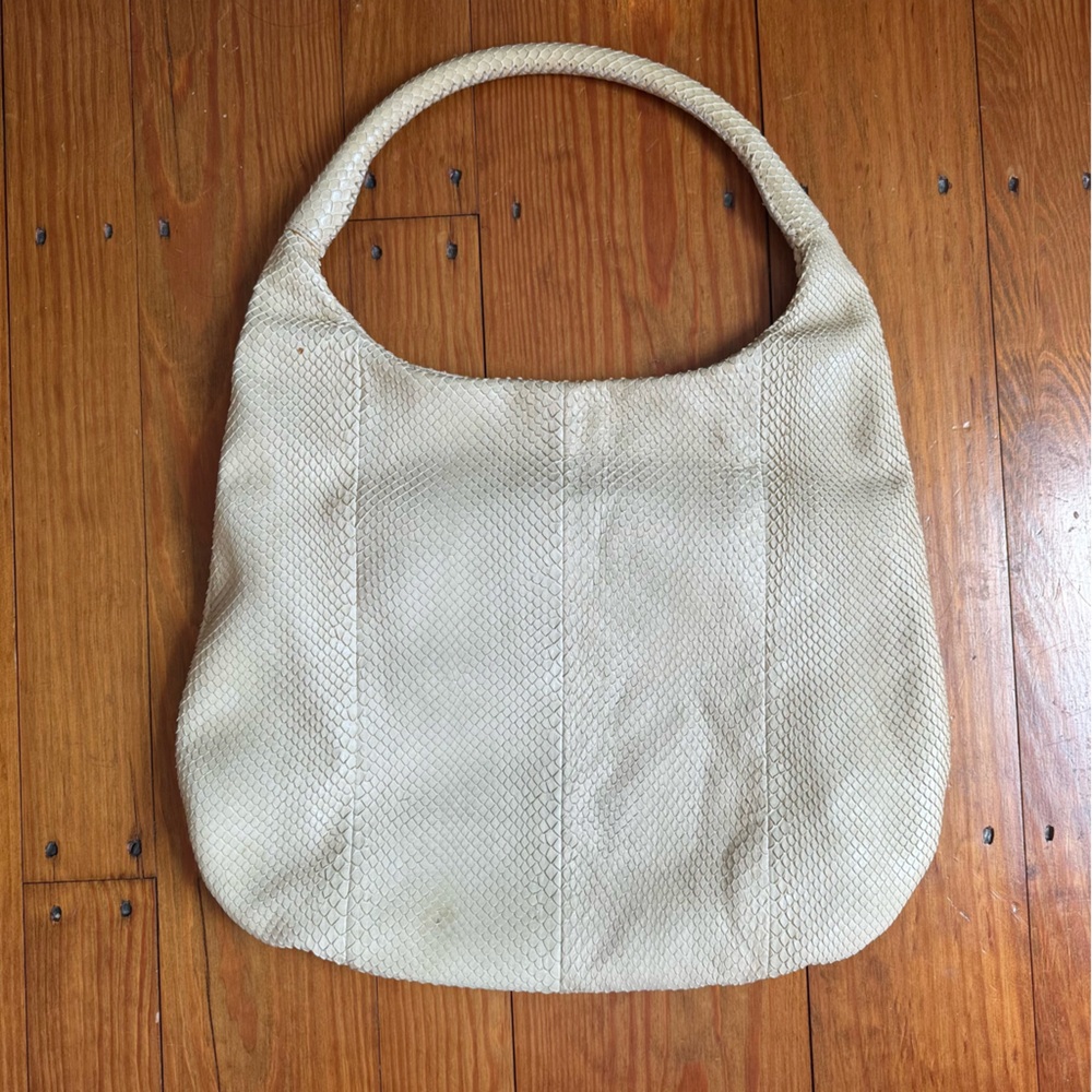Vintage Luxury snakeskin shoulder handbag